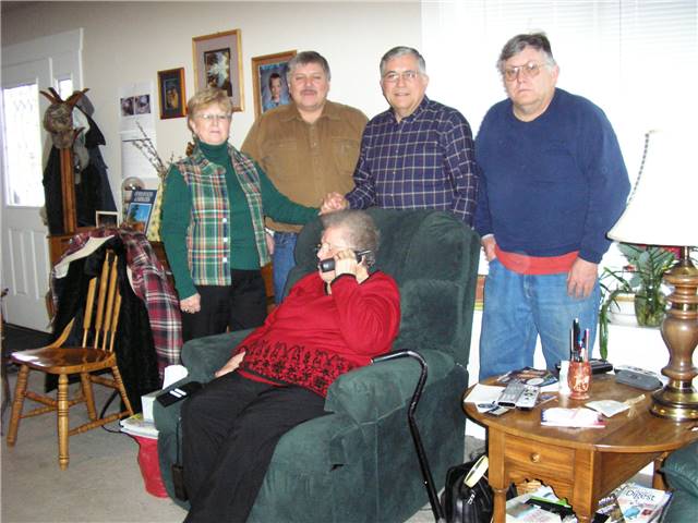 Krause Family - LaZetta, Hal, David, Jon & Dorothy (CW from Lt)