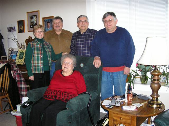Krause Family - LaZetta, Hal, David, Jon & Dorothy (CW from Lt)
