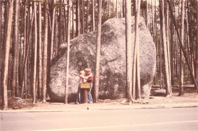 Hal and Jan Big Rock Yellowstone 1977.jpg